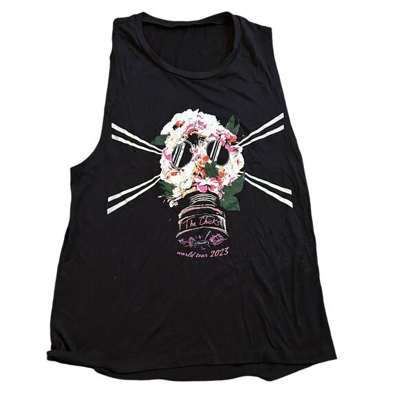 The Chicks 2023 Floral Gasmask Tank Dixie Chicks Tour Size Medium Concert Shirt - Picture 1 of 3